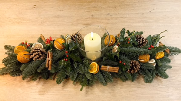 Christmas Centrepiece & Candle Holder Workshop